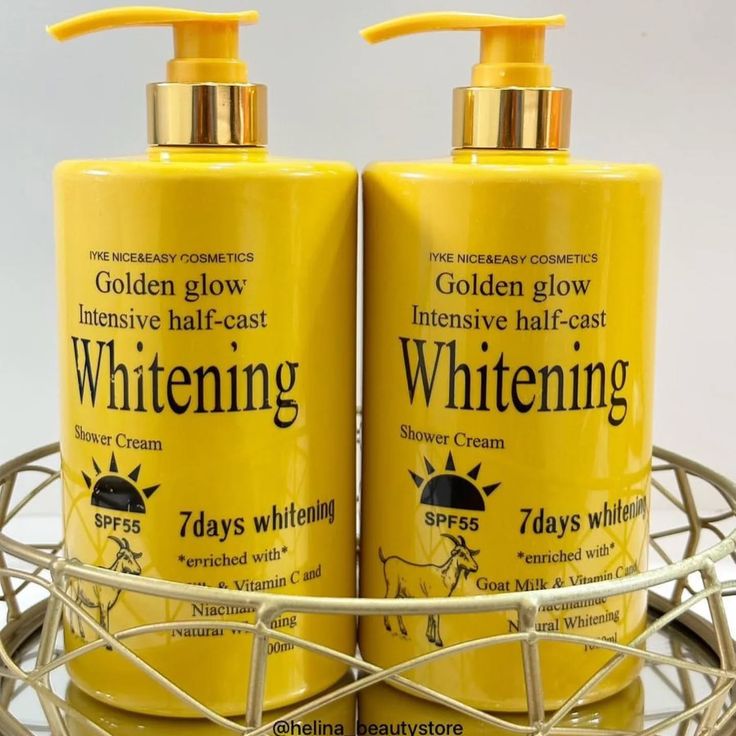 Iyke Nice & Easy Cosmetics Golden Glow Intensive Half-Cast Whitening Shower Cream