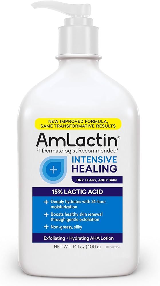 AmLactin Intensive Healing Exfoliating + Hydrating AHA Lotion