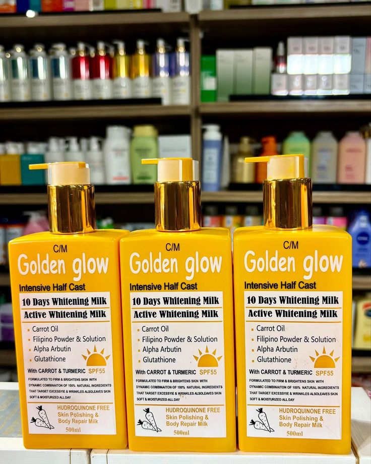 C/M Golden Glow Intensive Half Cast 10 Days Whitening Milk
