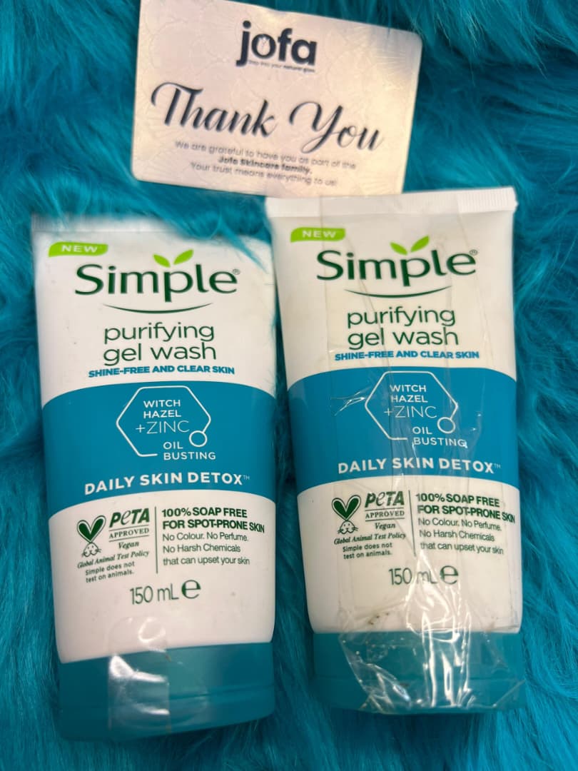 Simple Daily Skin Detox Purifying Gel Wash