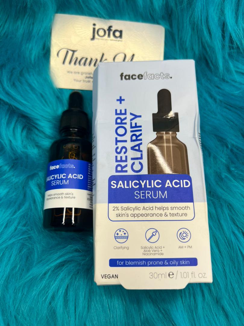 Face Facts Restore + Clarify Salicylic Acid Serum