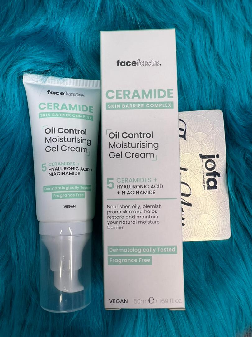 Face Facts Ceramide Oil Control Moisturising Gel Cream